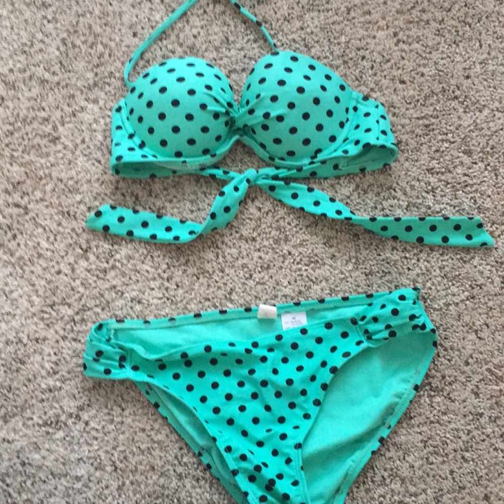 Polka Dot Halter Bikini